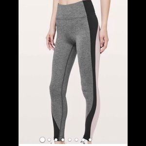Lululemon Leggings with side stripe